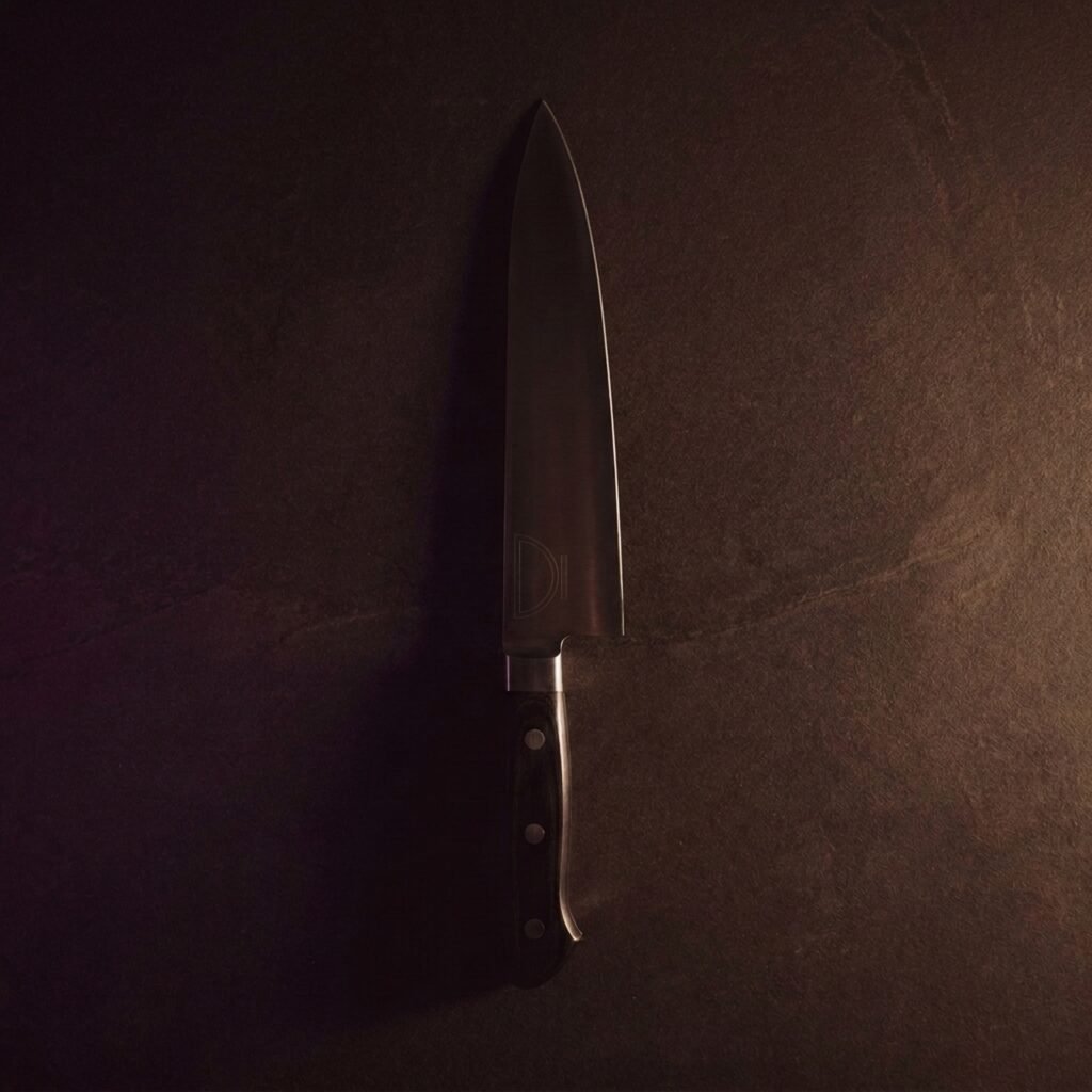 Chef's knife, 8 inch — Forged high-carbon stainless
