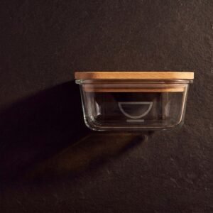 Food containers, set of six — Borosilicate, vented lids