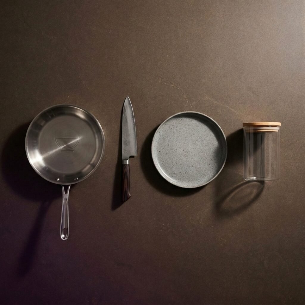 Prep set — Maple, stainless, stoneware