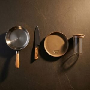 Starter set — Clad, stoneware, maple
