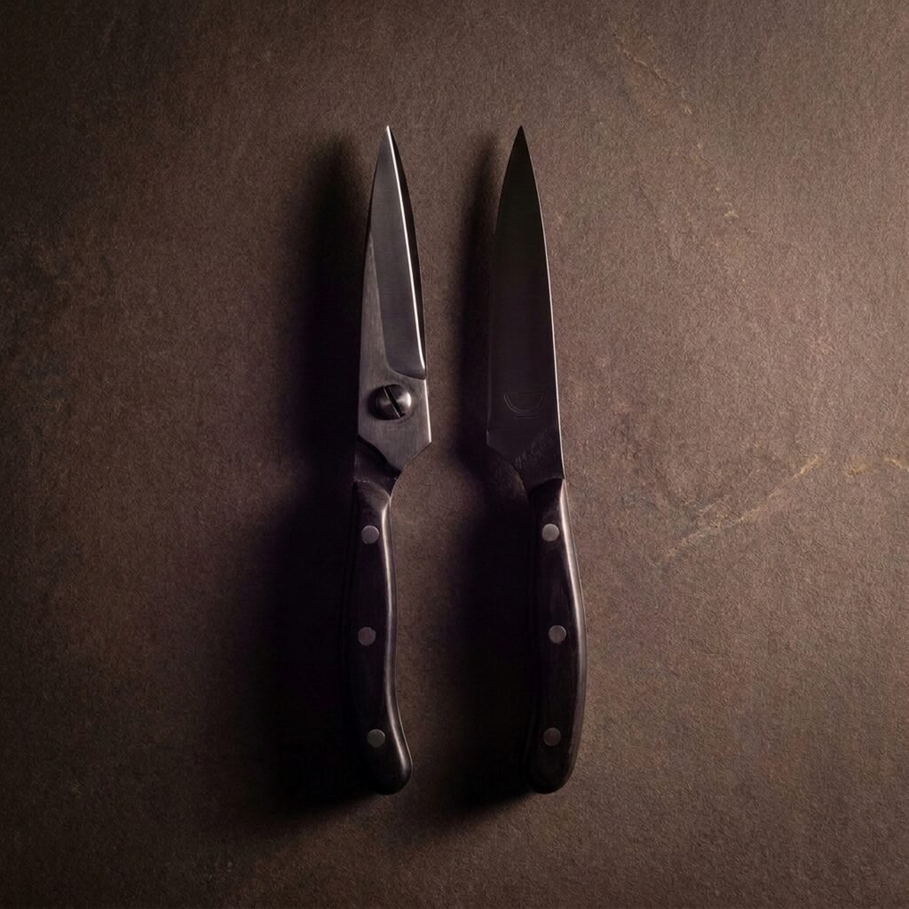 Kitchen shears, take-apart — Forged stainless, 55 HRC