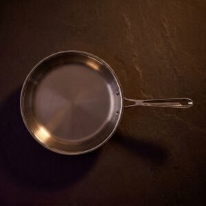 Skillet, 12 inch, five-ply — Five-ply clad stainless