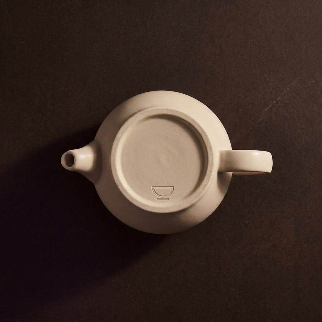 Teapot, 1 L — Vitrified stoneware, steel infuser